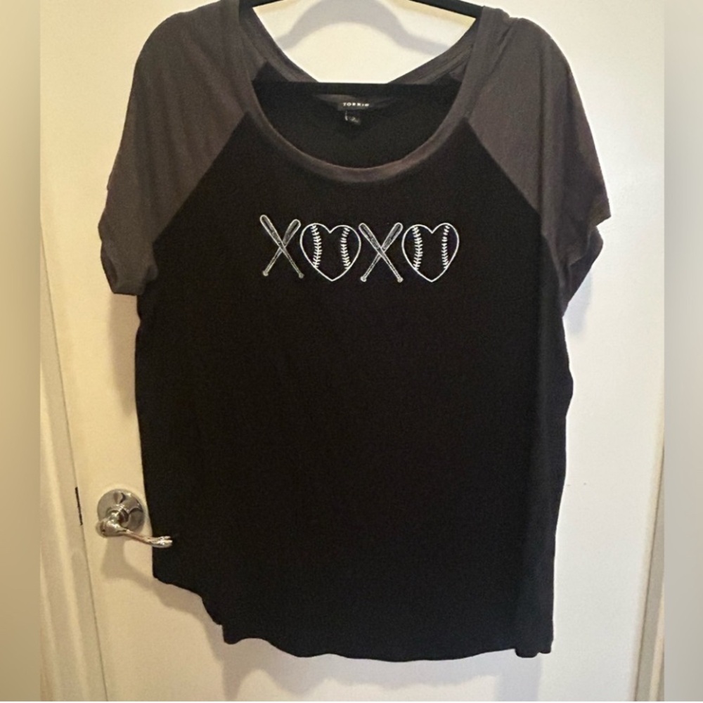 Baseball lovers t-shirt Torrid Size 2